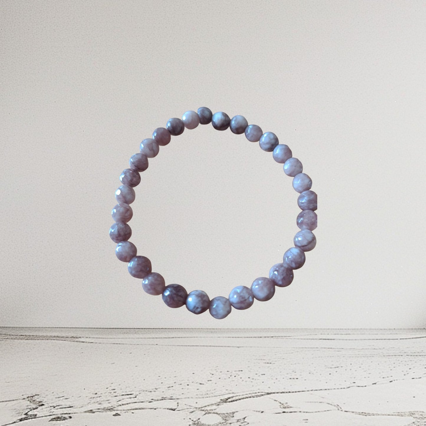 Achatarmband „Nebelstein“ – Eleganz in Steinform