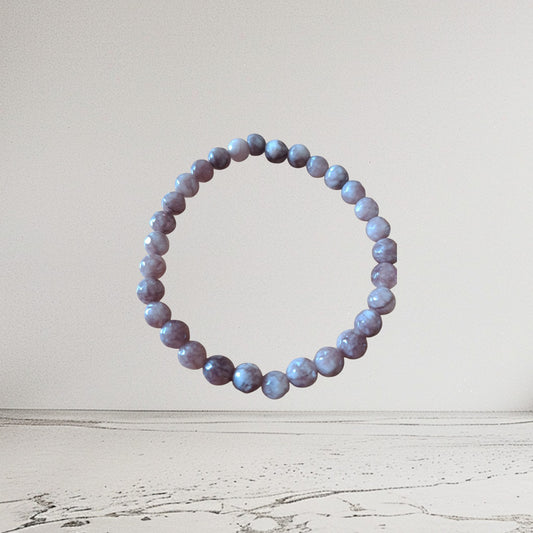 Achatarmband „Nebelstein“ – Eleganz in Steinform