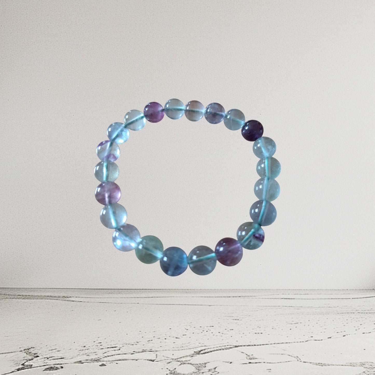 Fluoritarmband „Clarity“ – Farben der Klarheit