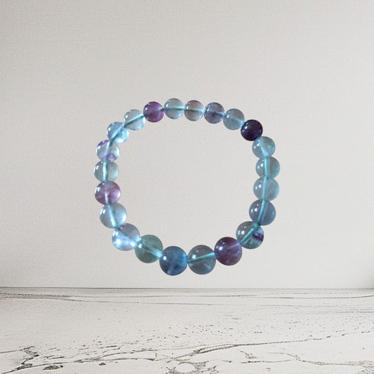 Fluoritarmband „Clarity“ – Farben der Klarheit