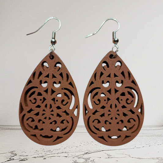 Holzohrringe „Lina“ – Natürlich leicht, stilvoll anders